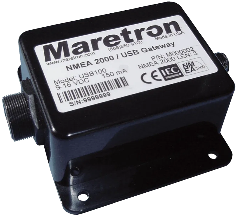 USB100-01 – MARETRON Marine Network Gateway, Used For Bridging Computers To NMEA Network Black 50 Milliampere Power C...